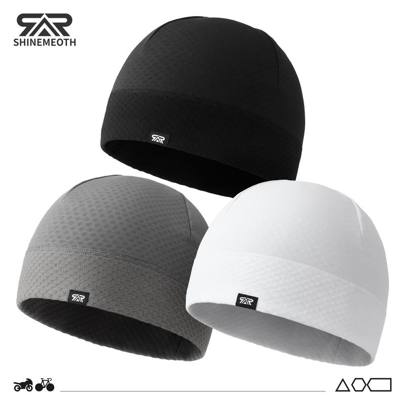 SHINENEOTH Skull Cap – Warm, Breathable, and Windproof Beanie for Cycling, Running, or Under-Helmet Wear. Two Styles, All-Season Comfort.