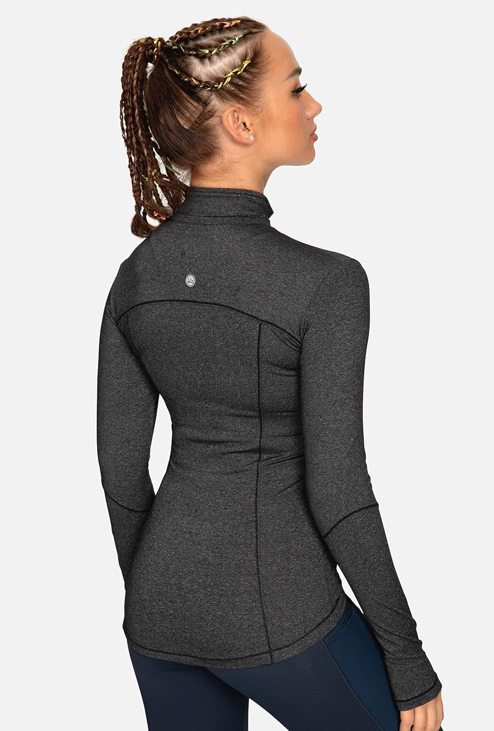  Women's Stylish Full Zip Athletic Jacket for Gym & Yoga