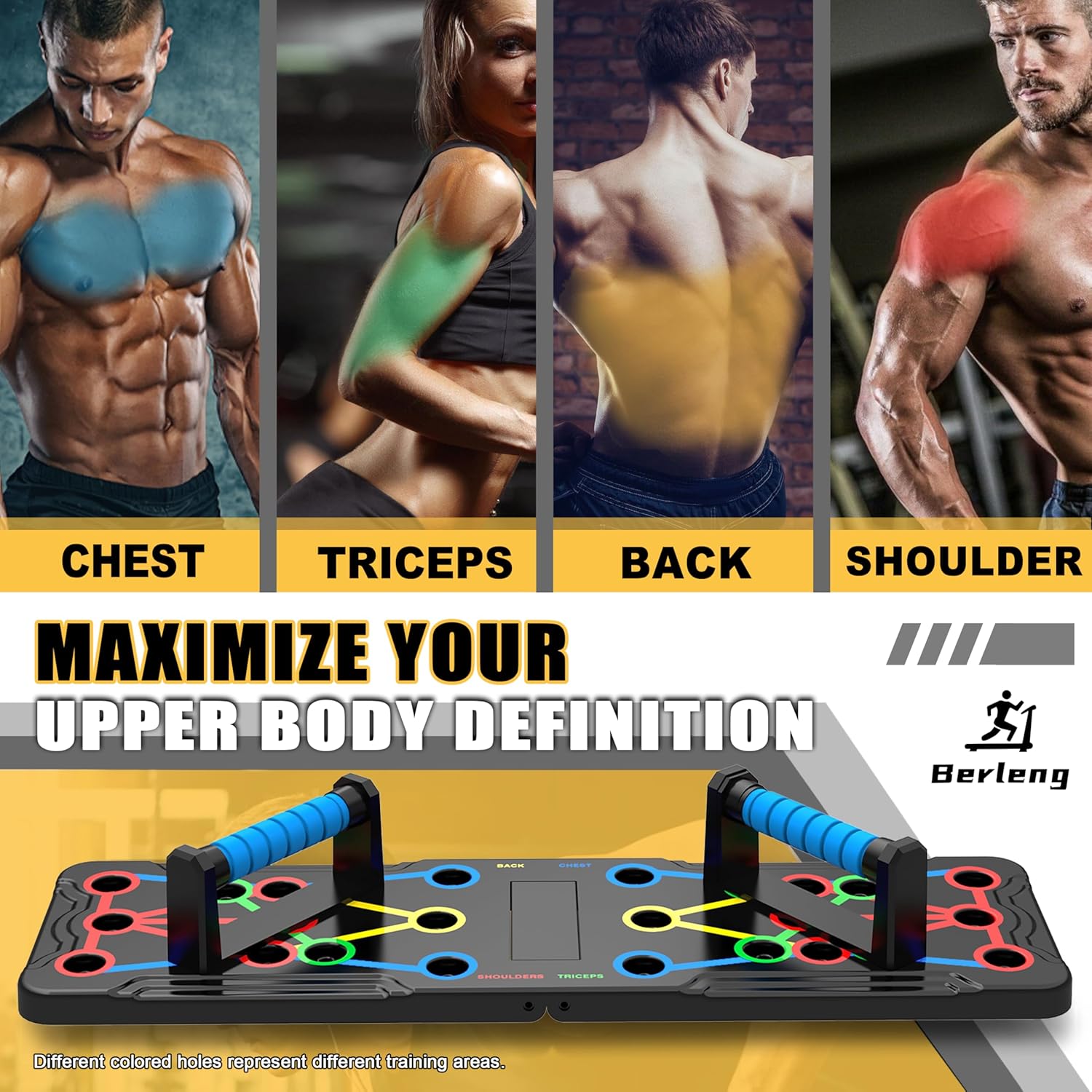 15-in-1 Push-Up Board – Multi-Functional Home Workout System for Full-Body Strength, Fat Burn & Muscle Training for Men & Women.