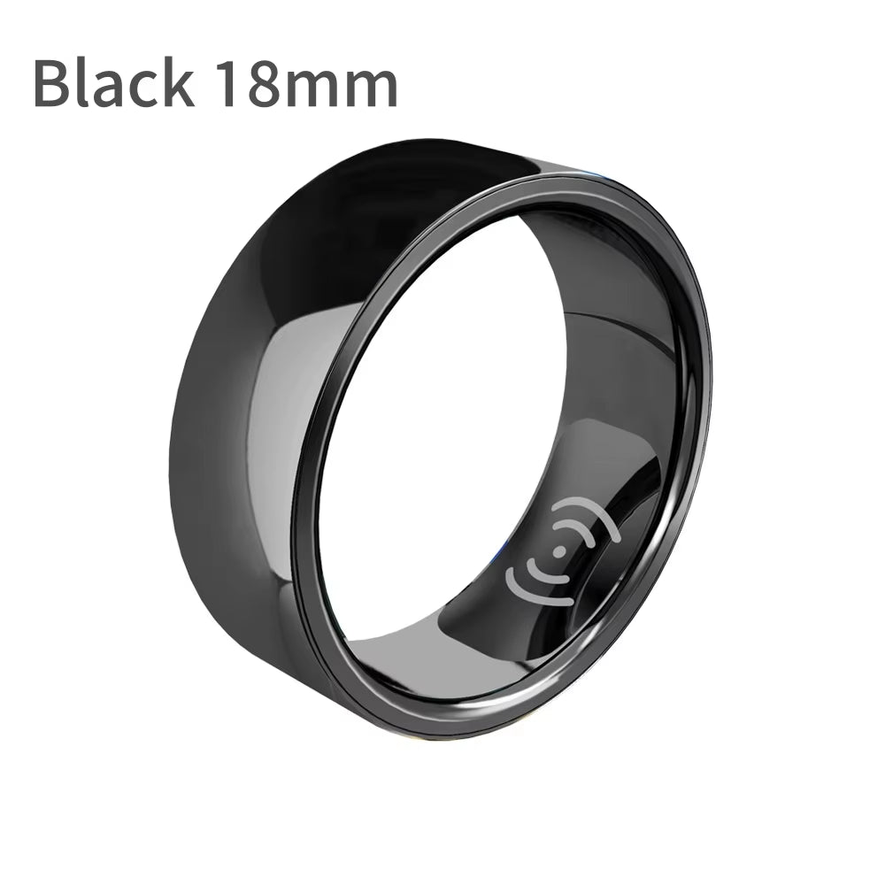 Smart Fitness Ring – Waterproof Health Tracker for Heart Rate, Blood Pressure, Oxygen, and Steps.