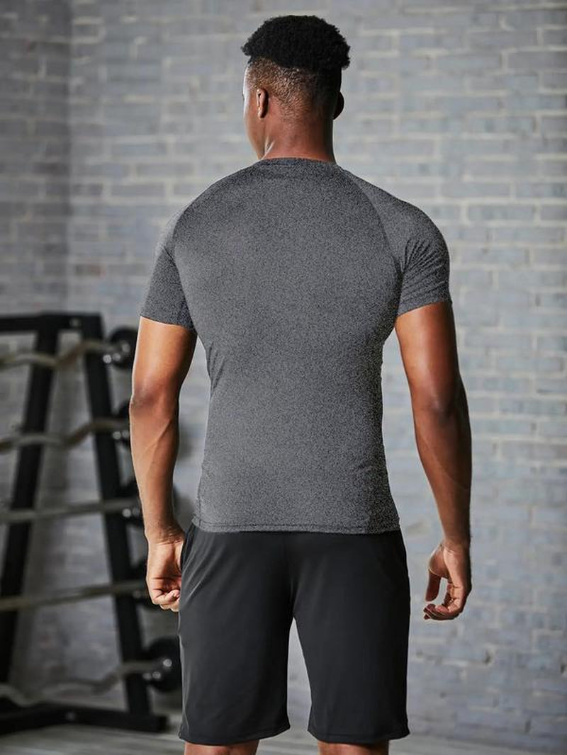 Men’s Raglan Sleeve Sports Tee – Quick-Dry, Breathable, and Comfortable Athletic Shirt for Running, Training, and Gym Workouts.