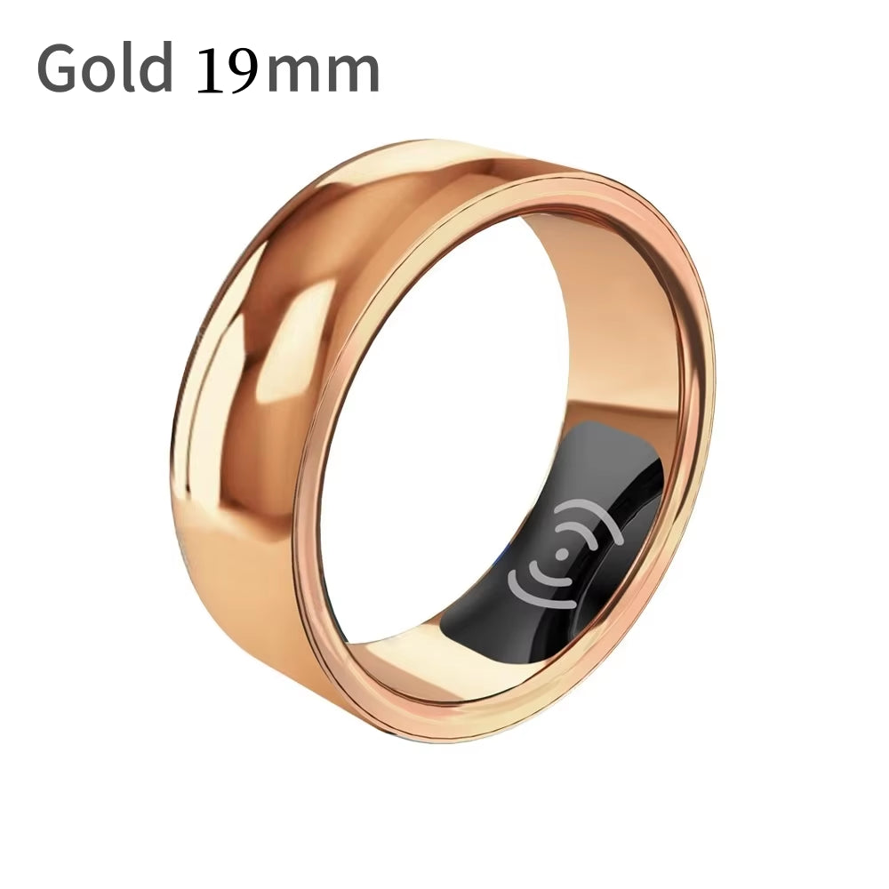 Smart Fitness Ring – Waterproof Health Tracker for Heart Rate, Blood Pressure, Oxygen, and Steps.