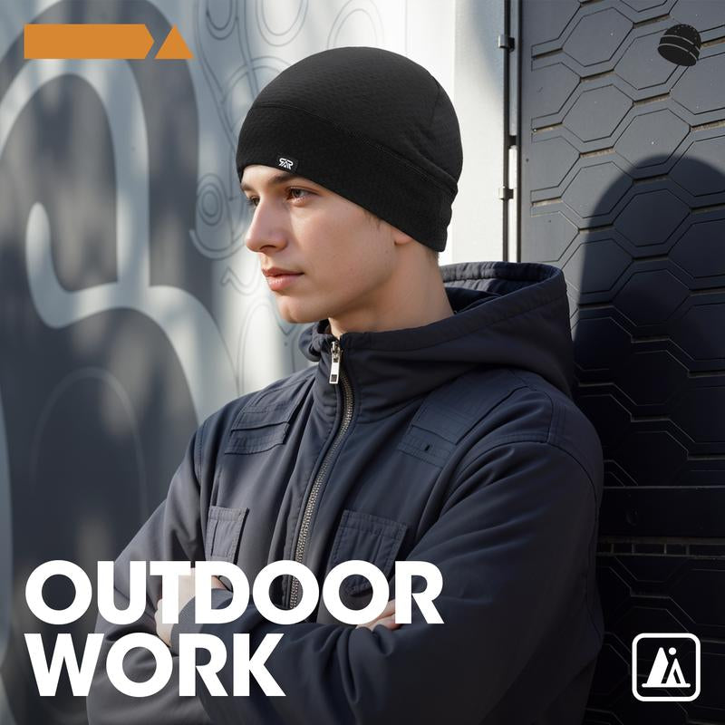 SHINENEOTH Skull Cap – Warm, Breathable, and Windproof Beanie for Cycling, Running, or Under-Helmet Wear. Two Styles, All-Season Comfort.